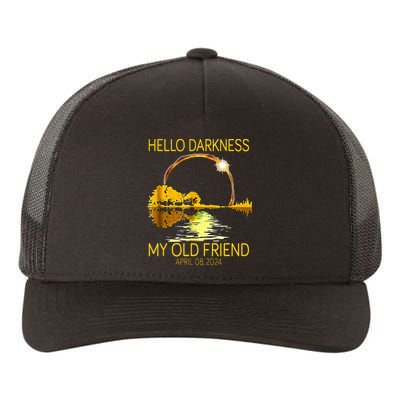Hello Darkness My Old Friend Funny 2024 Solar Eclipse 4.8.24 Yupoong Adult 5-Panel Trucker Hat