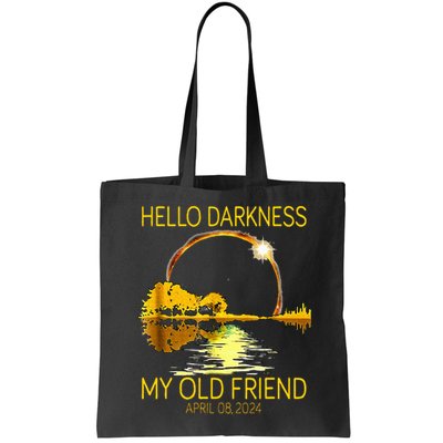 Hello Darkness My Old Friend Funny 2024 Solar Eclipse 4.8.24 Bag