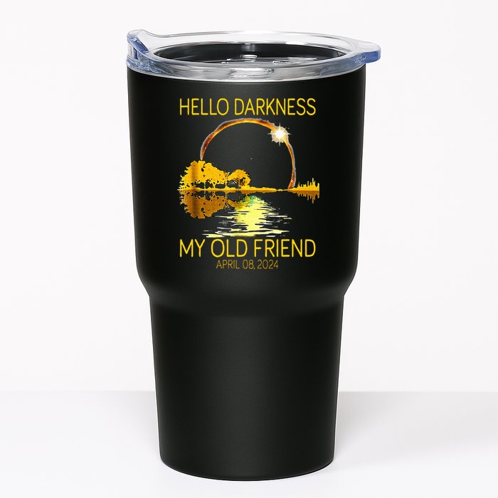 Hello Darkness My Old Friend Funny 2024 Solar Eclipse 4.8.24 Tumbler