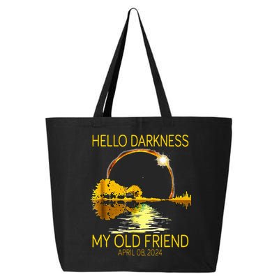 Hello Darkness My Old Friend Funny 2024 Solar Eclipse 4.8.24 25L Jumbo Tote