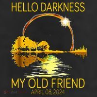 Hello Darkness My Old Friend Funny 2024 Solar Eclipse 4.8.24 25L Jumbo Tote