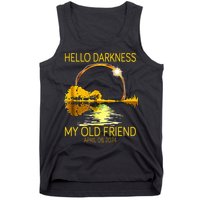 Hello Darkness My Old Friend Funny 2024 Solar Eclipse 4.8.24 Tank Top