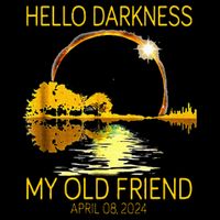 Hello Darkness My Old Friend Funny 2024 Solar Eclipse 4.8.24 Wool Snapback Cap