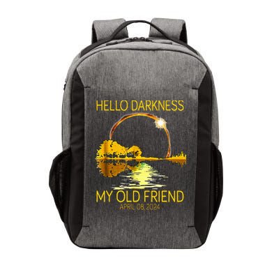 Hello Darkness My Old Friend Funny 2024 Solar Eclipse 4.8.24 Vector Backpack
