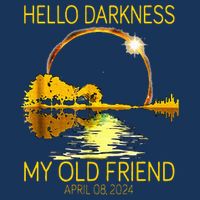 Hello Darkness My Old Friend Funny 2024 Solar Eclipse 4.8.24 Infant Baby Jersey Bodysuit