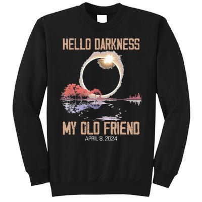 Hello Darkness My Old Friend Solar Eclipse April 08 2024 Sweatshirt