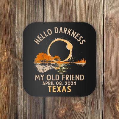 Hello Darkness My Old Friend Total Solar Eclipse 2024 Texas Coaster