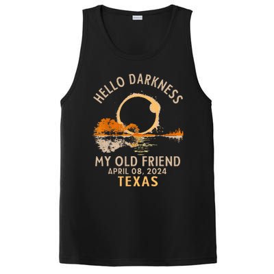 Hello Darkness My Old Friend Total Solar Eclipse 2024 Texas PosiCharge Competitor Tank