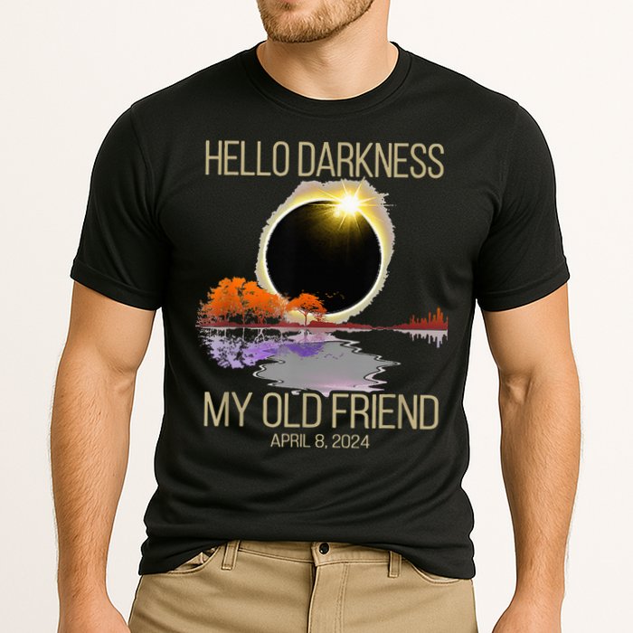 Hello Darkness My Old Friend Solar Eclipse April 08 2024 Performance Shirt