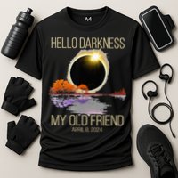 Hello Darkness My Old Friend Solar Eclipse April 08 2024 Performance Shirt