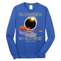 Hello Darkness My Old Friend Solar Eclipse April 08 2024 Long Sleeve Shirt