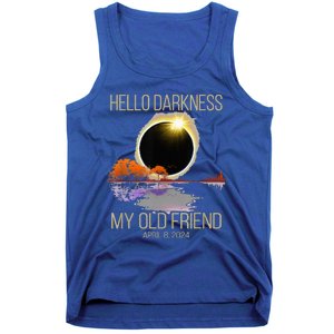 Hello Darkness My Old Friend Solar Eclipse April 08 2024 Tank Top