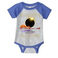 Hello Darkness My Old Friend Solar Eclipse April 08 2024 Infant Baby Jersey Bodysuit