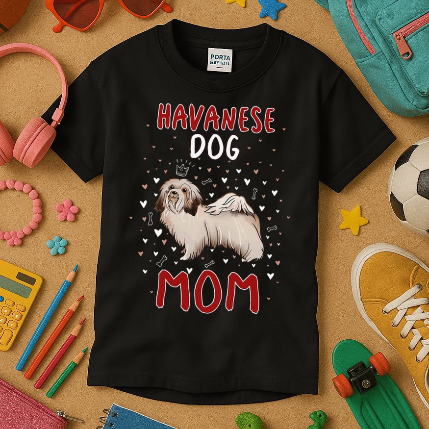 Havanese Dog Mom Funny Havanese Owner Quote For Women Kids T-Shirt