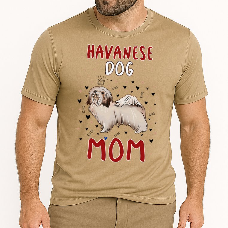 Havanese Dog Mom Funny Havanese Owner Quote For Women Cooling Performance Crew T-Shirt