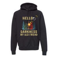 Hello Darkness My Old Friend Solar Eclipse April 08 2024 Premium Hoodie