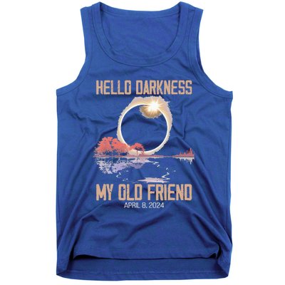 Hello Darkness My Old Friend Solar Eclipse April 08 2024 Tank Top