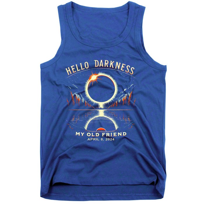 Hello Darkness My Old Friend April 08 2024 Tank Top