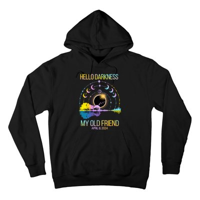 Hello Darkness My Old Friend April 08 Solar Eclipse Hoodie