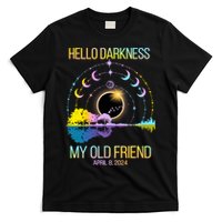 Hello Darkness My Old Friend April 08 Solar Eclipse T-Shirt