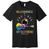 Hello Darkness My Old Friend April 08 Solar Eclipse Premium T-Shirt