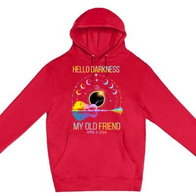 Hello Darkness My Old Friend April 08 Solar Eclipse Premium Pullover Hoodie