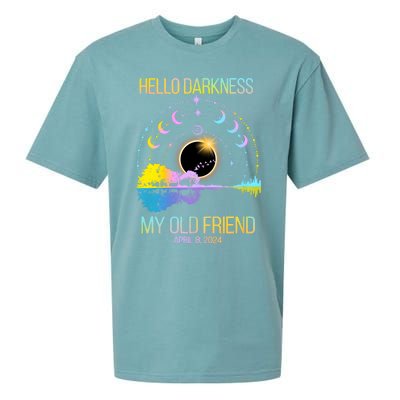 Hello Darkness My Old Friend April 08 Solar Eclipse Sueded Cloud Jersey T-Shirt