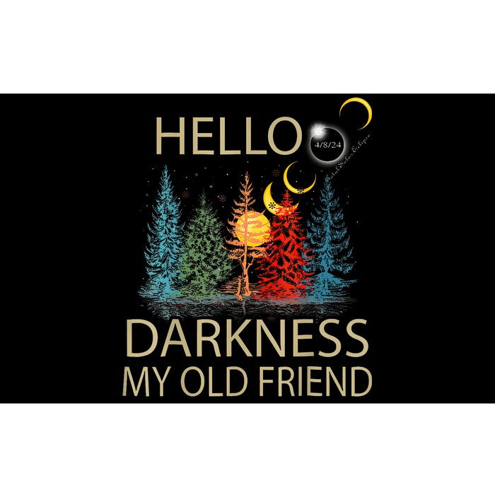 Hello Darkness My Old Friend Solar Eclipse April 08 2024 Trending Now Get It Bumper Sticker