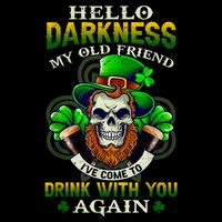 Hello Darkness My Old Friend I’ve Come To Drink With You Again Impact Tech Backpack