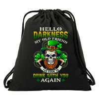 Hello Darkness My Old Friend I’ve Come To Drink With You Again Drawstring Bag