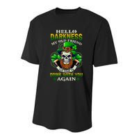 Hello Darkness My Old Friend I’ve Come To Drink With You Again Youth Performance Sprint T-Shirt