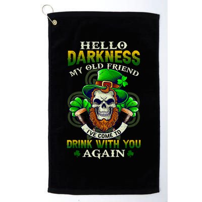 Hello Darkness My Old Friend I’ve Come To Drink With You Again Golf Towel