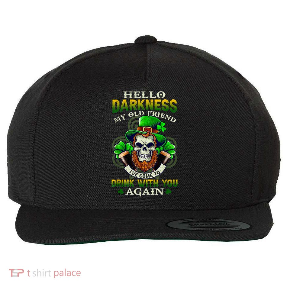 Hello Darkness My Old Friend I’ve Come To Drink With You Again Wool Snapback Cap