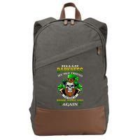 Hello Darkness My Old Friend I’ve Come To Drink With You Again Cotton Canvas Backpack