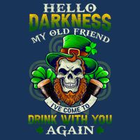 Hello Darkness My Old Friend I’ve Come To Drink With You Again Infant Baby Jersey Bodysuit
