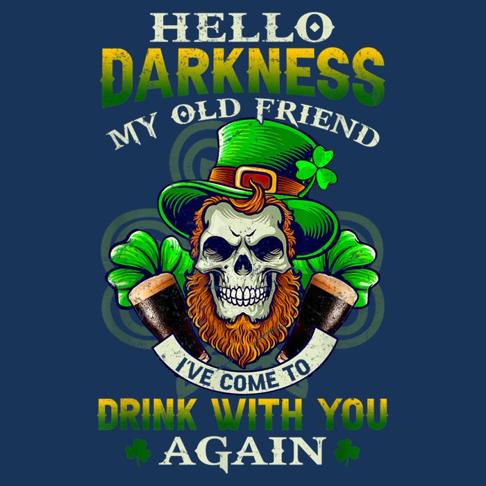 Hello Darkness My Old Friend I’ve Come To Drink With You Again Infant Baby Jersey Bodysuit