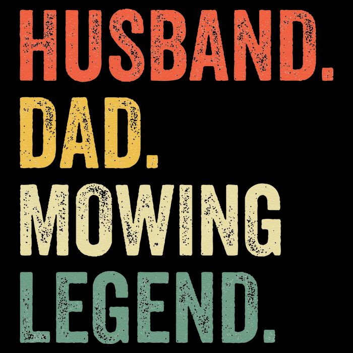 Husband Dad Mowing Legend Lawn Care Gardener Father Funny 16 in Basic Backpack