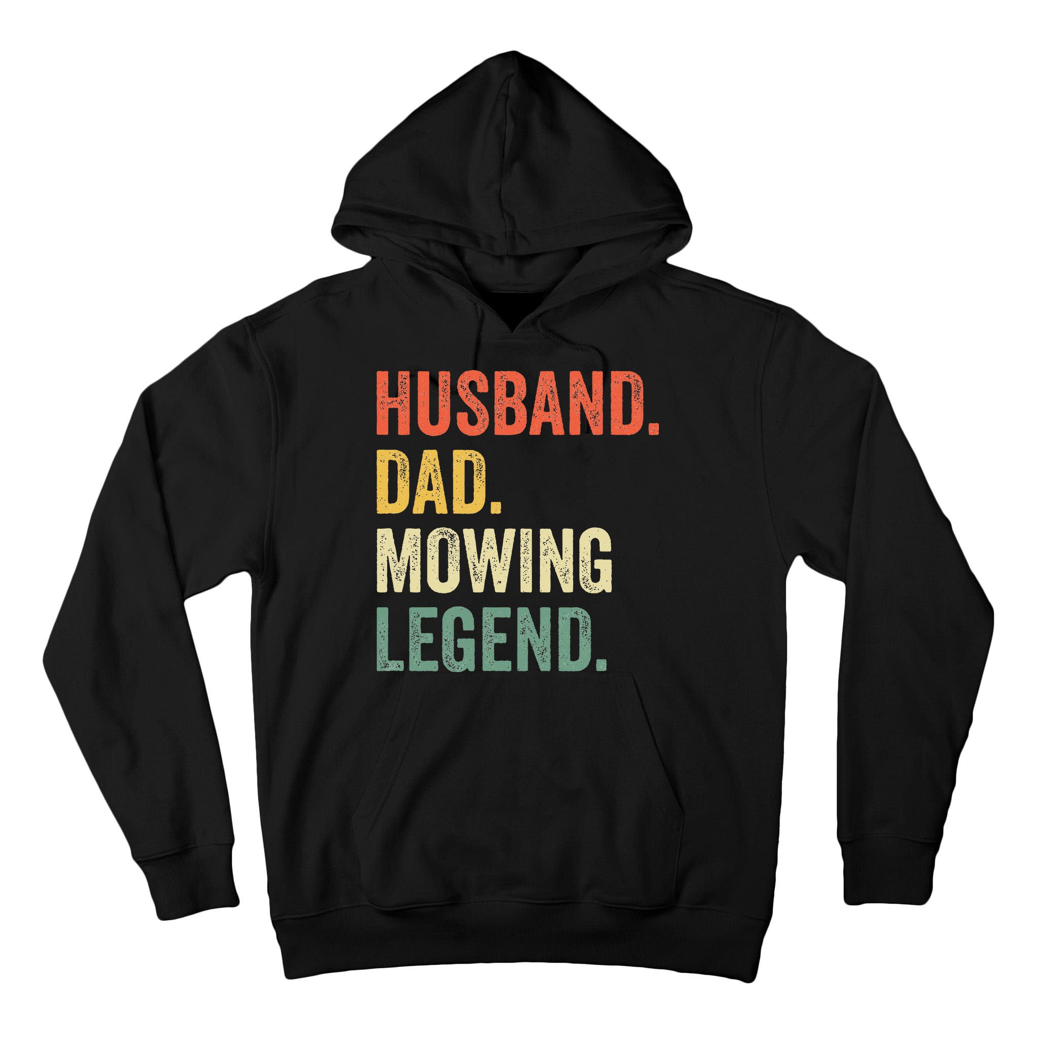 Husband Dad Mowing Legend Lawn Care Gardener Father Funny Tall Hoodie