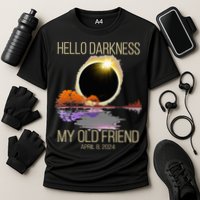 Hello Darkness My Old Friend Solar Eclipse April 08 2024 Performance Shirt