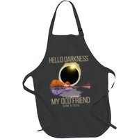 Hello Darkness My Old Friend Solar Eclipse April 08 2024 Apron