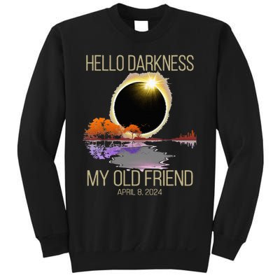 Hello Darkness My Old Friend Solar Eclipse April 08 2024 Sweatshirt