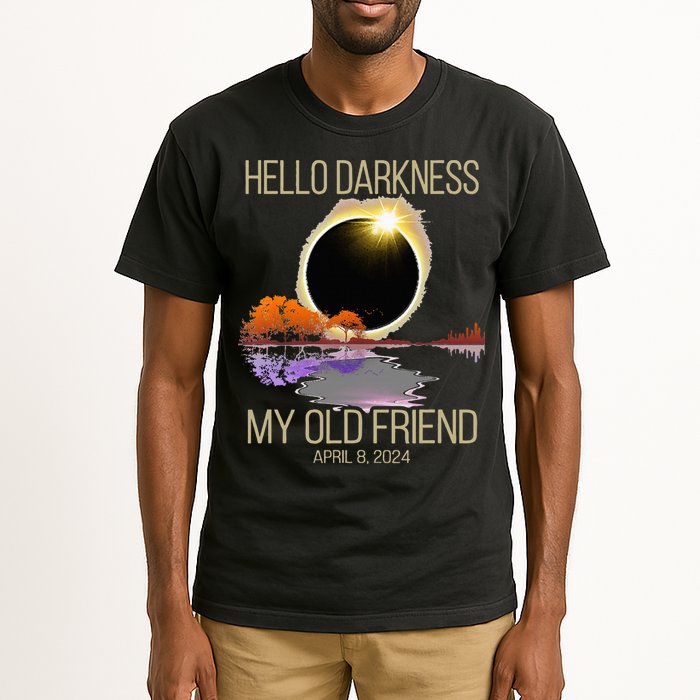 Hello Darkness My Old Friend Solar Eclipse April 08 2024 Tall T-Shirt