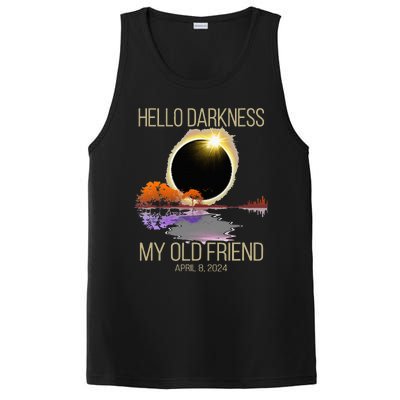 Hello Darkness My Old Friend Solar Eclipse April 08 2024 PosiCharge Competitor Tank