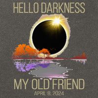 Hello Darkness My Old Friend Solar Eclipse April 08 2024 Cotton Canvas Backpack