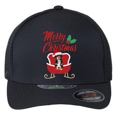 Havanese Dog Merry Christmas Design For The Holiday Season! Flexfit Unipanel Trucker Cap