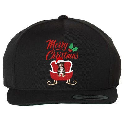 Havanese Dog Merry Christmas Design For The Holiday Season! Wool Snapback Cap