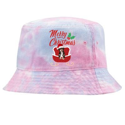 Havanese Dog Merry Christmas Design For The Holiday Season! Tie-Dyed Bucket Hat