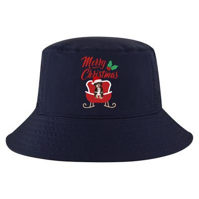 Havanese Dog Merry Christmas Design For The Holiday Season! Cool Comfort Performance Bucket Hat