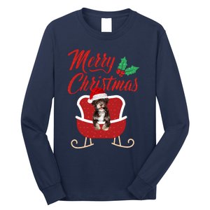 Havanese Dog Merry Christmas Design For The Holiday Season! Long Sleeve Shirt