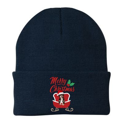 Havanese Dog Merry Christmas Design For The Holiday Season! Knit Cap Winter Beanie